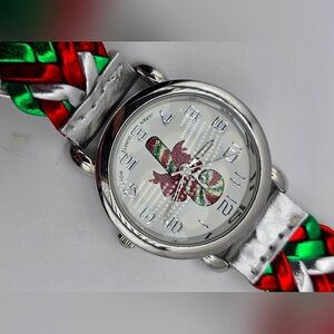Candy Cane Holiday Chridtmas Watch
